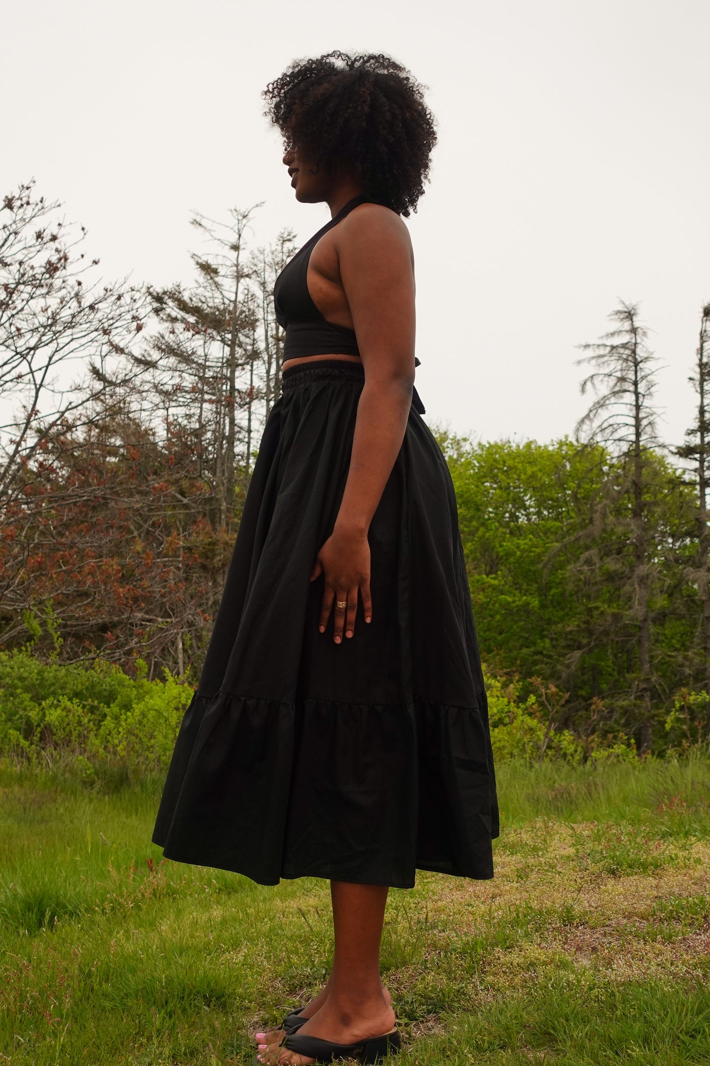 Black Full Skirt