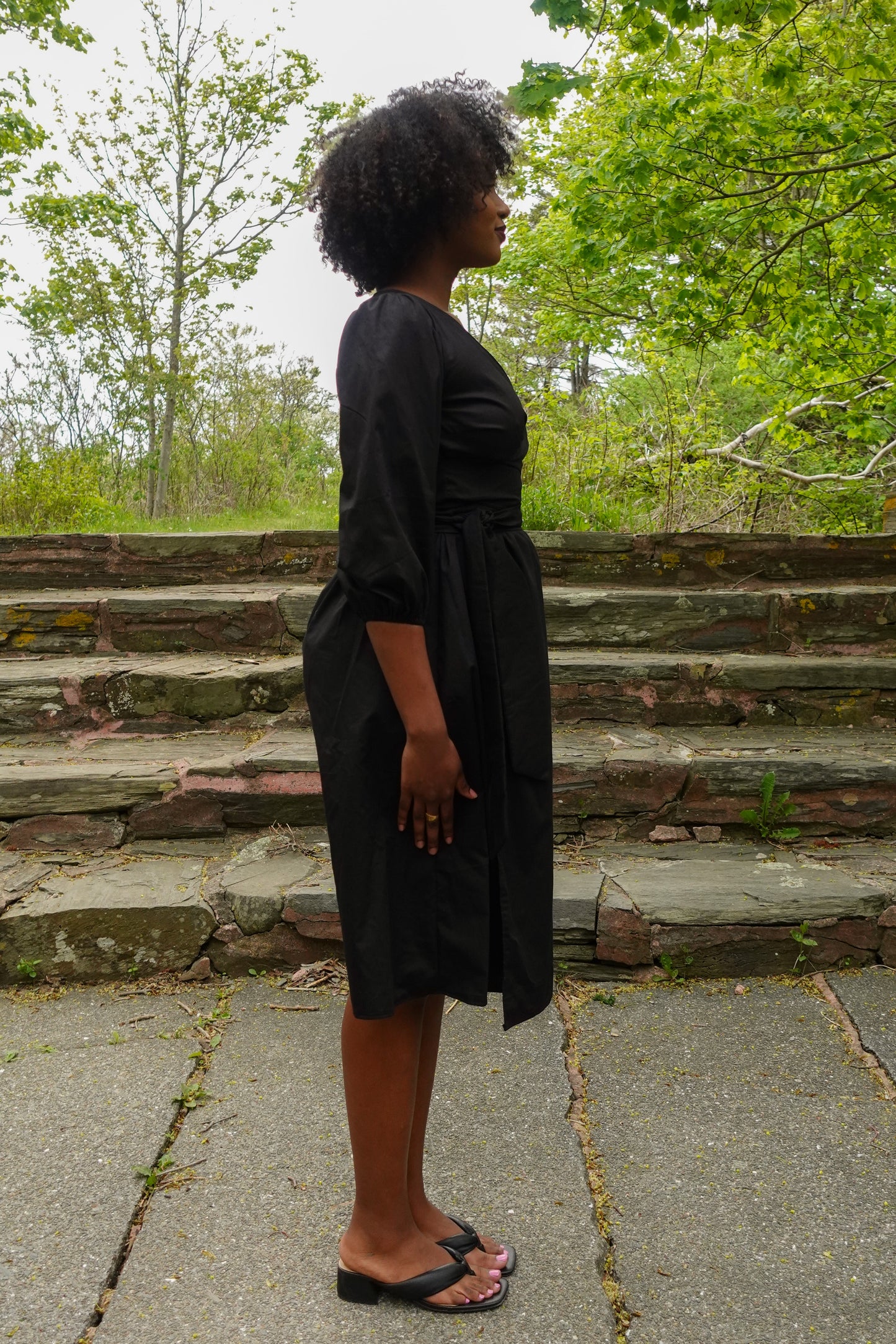 Black Wrap Dress