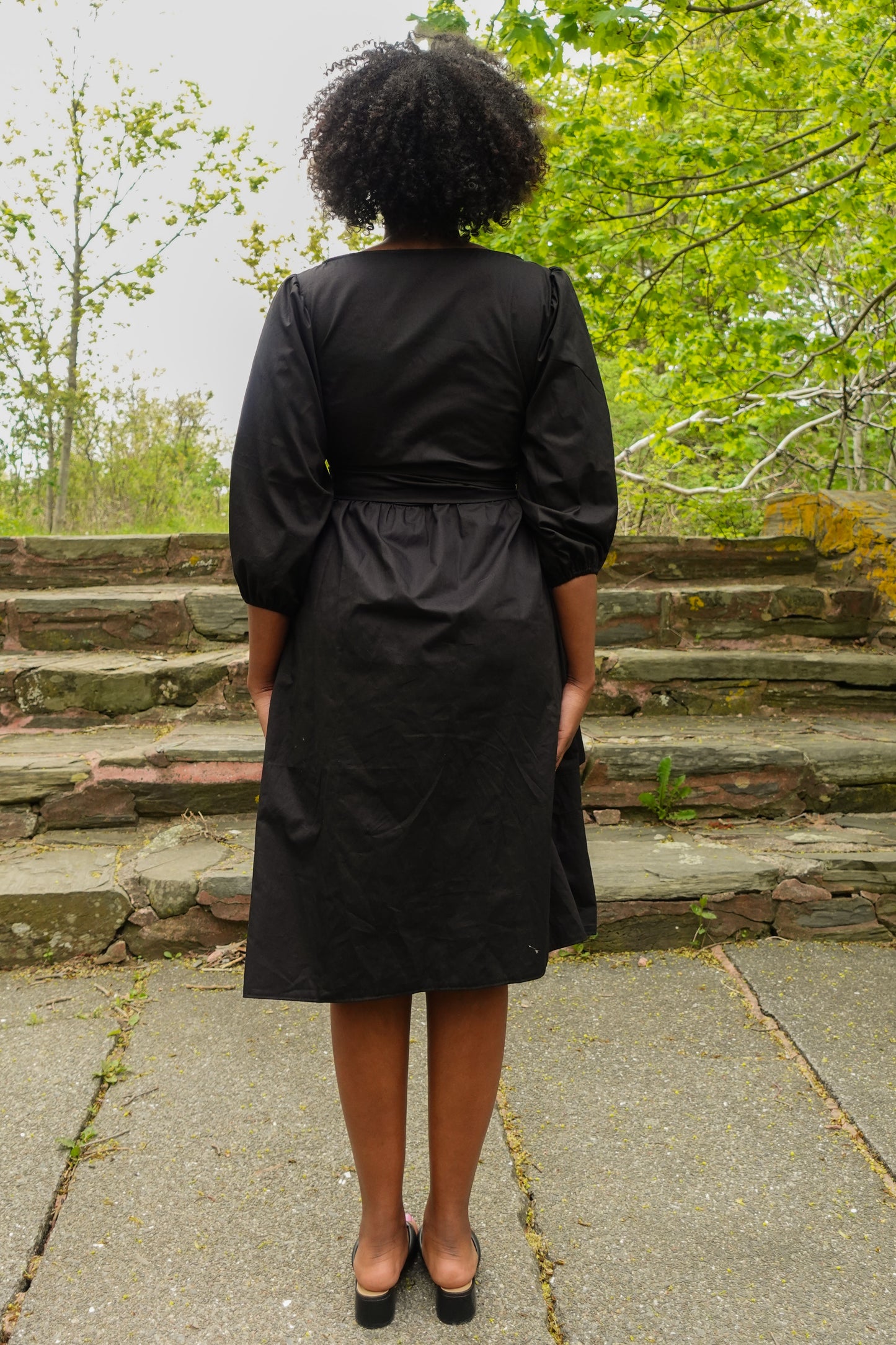 Black Wrap Dress
