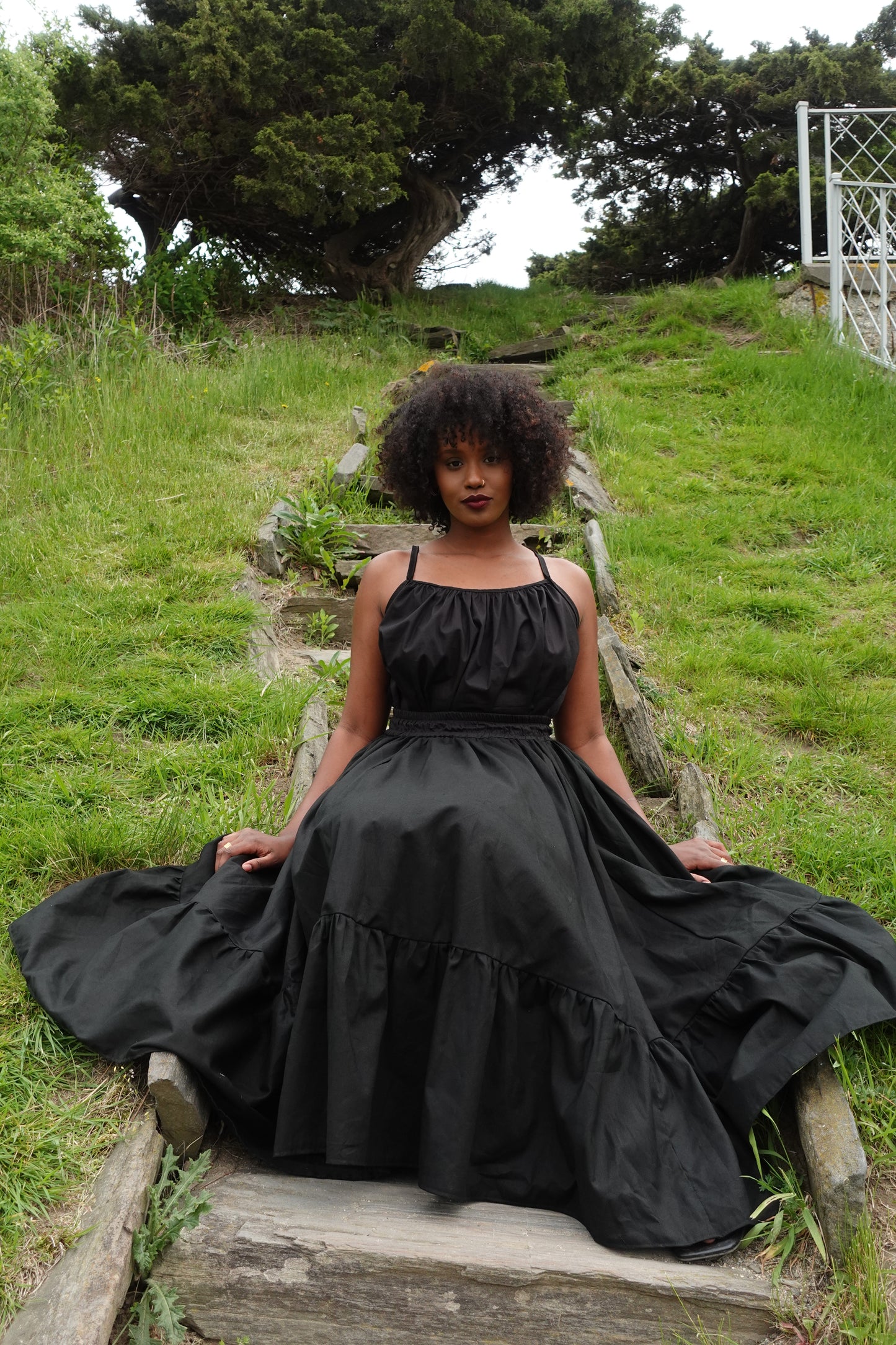 Black Full Skirt