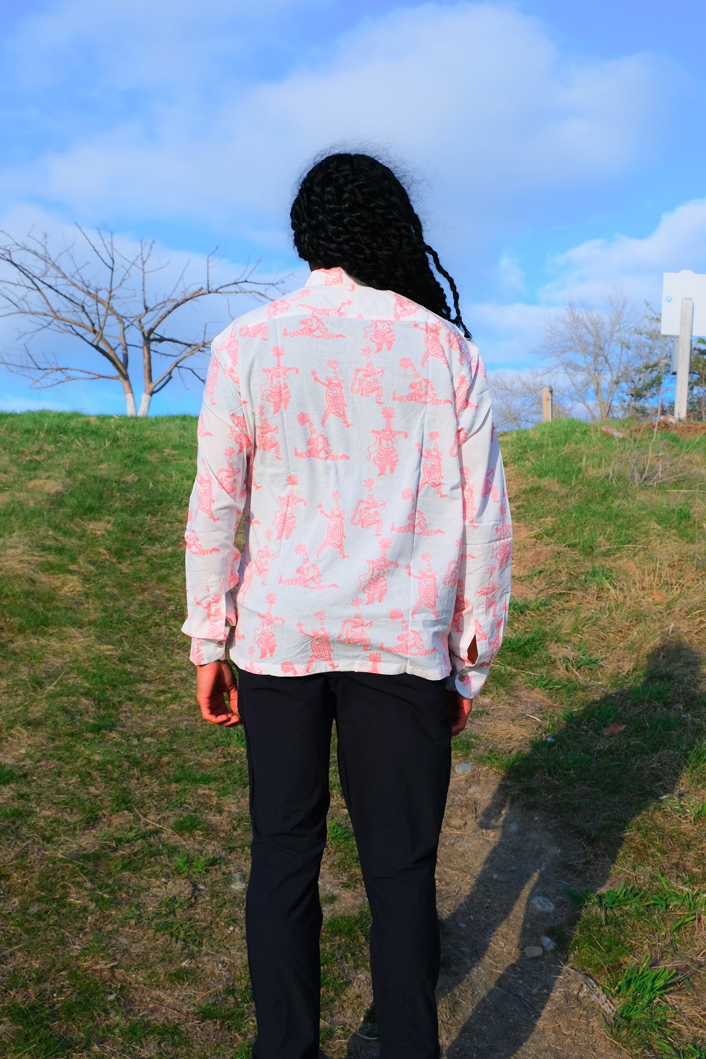 Pink Sand Gombey Button Shirt