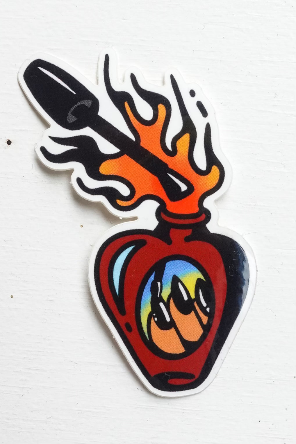 Sacred Heart Polish Sticker