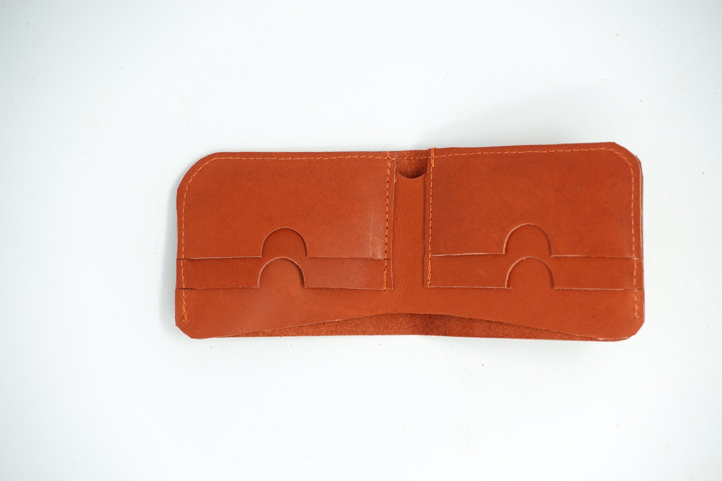 Upcycled Leather Wallet: 001
