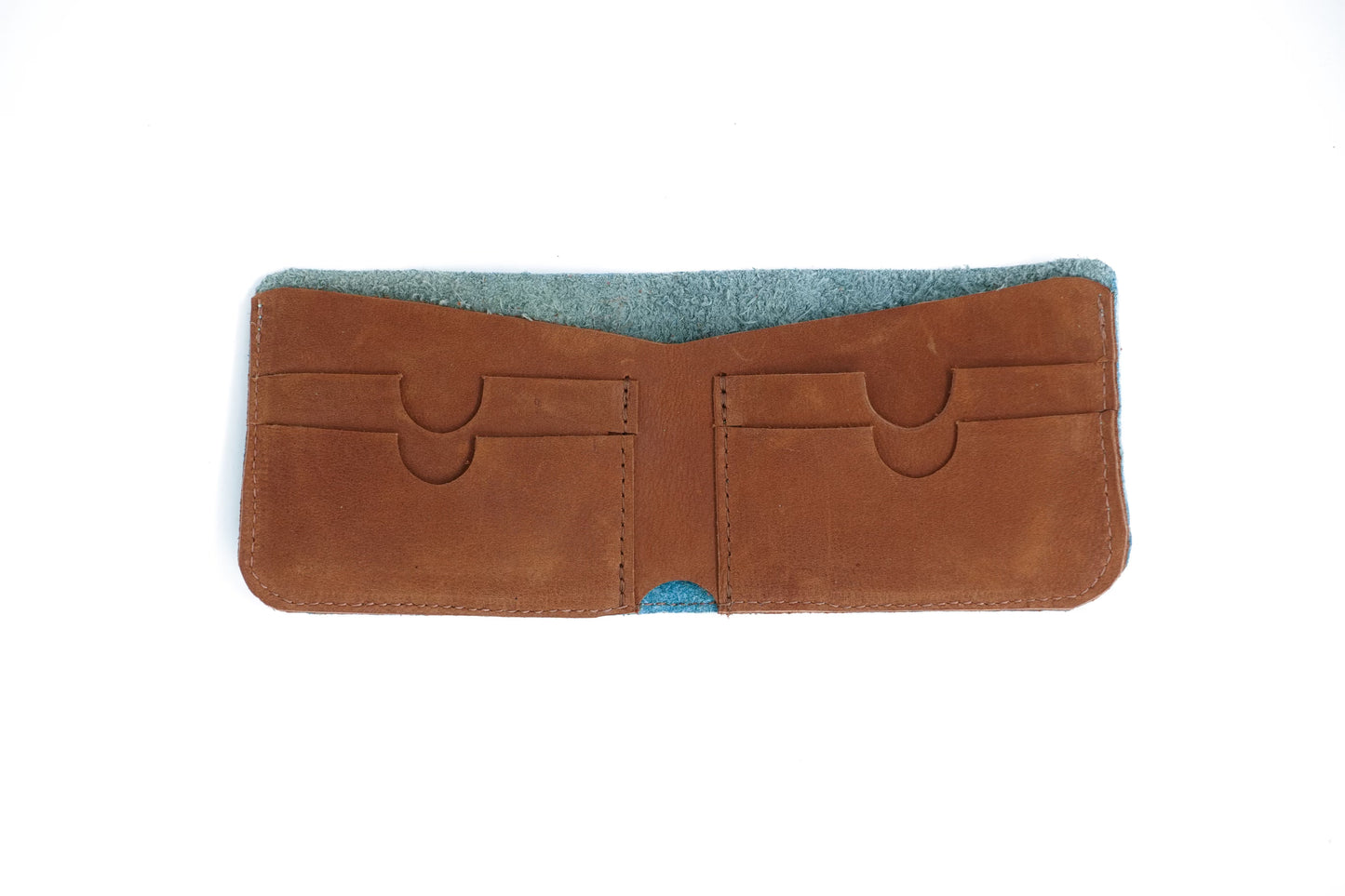 Upcycled Leather Wallet: 002