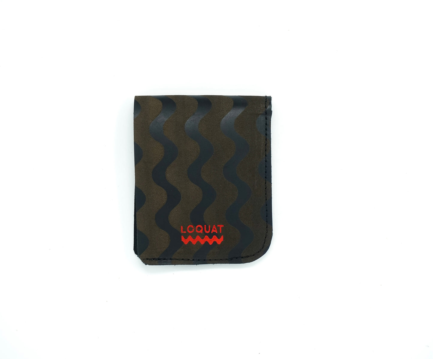 Upcycled Leather Wallet: 015