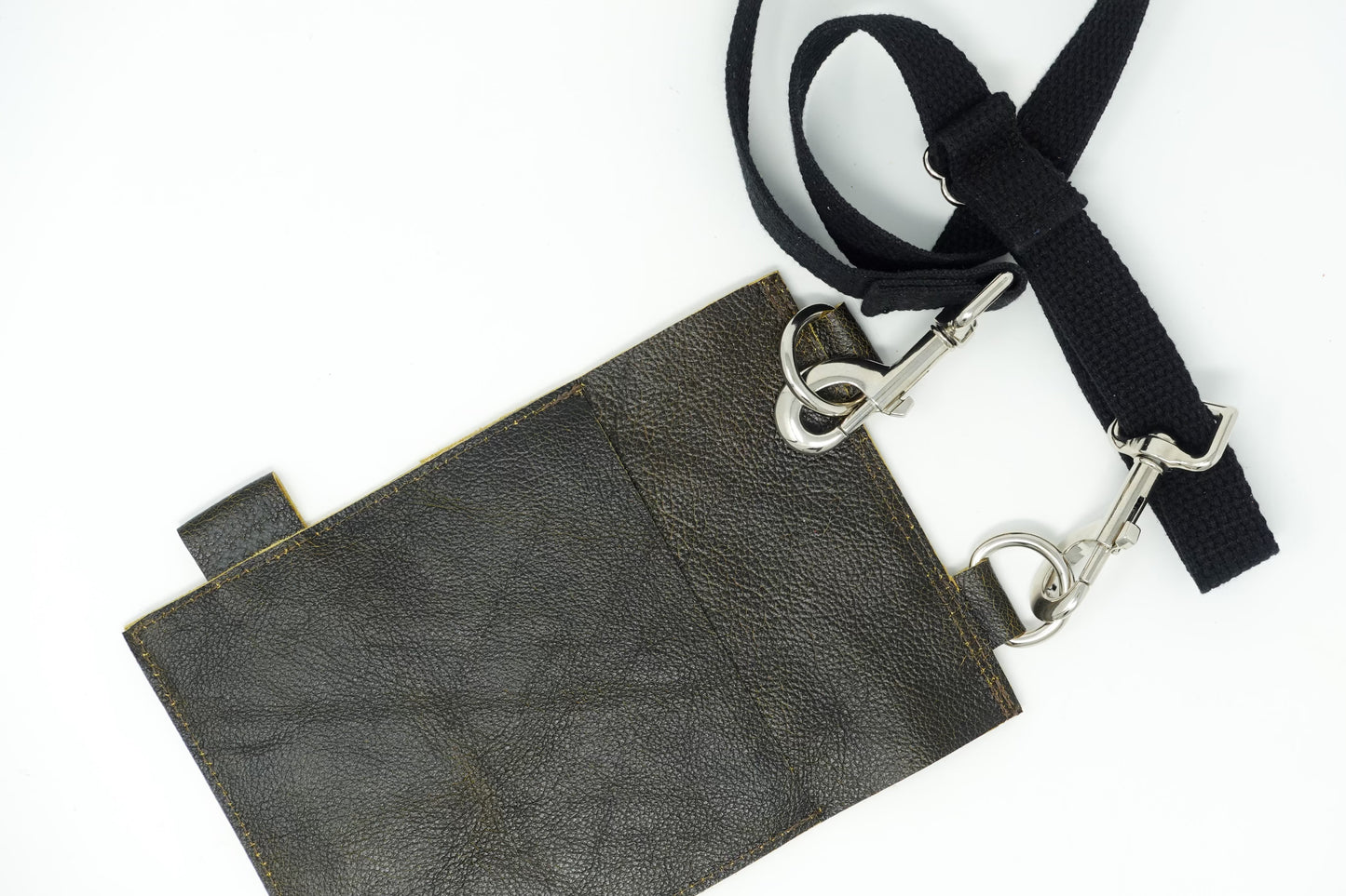 Upcycled Leather Sling: 005