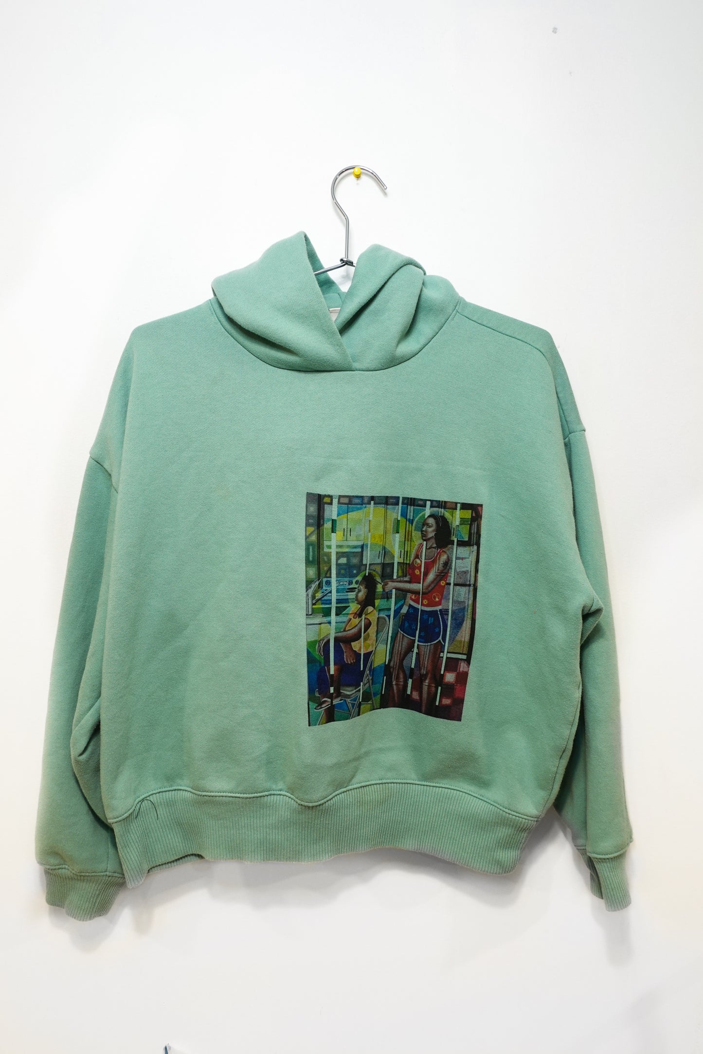 Carl Joe Williams Upcycled Cropped Hoodie