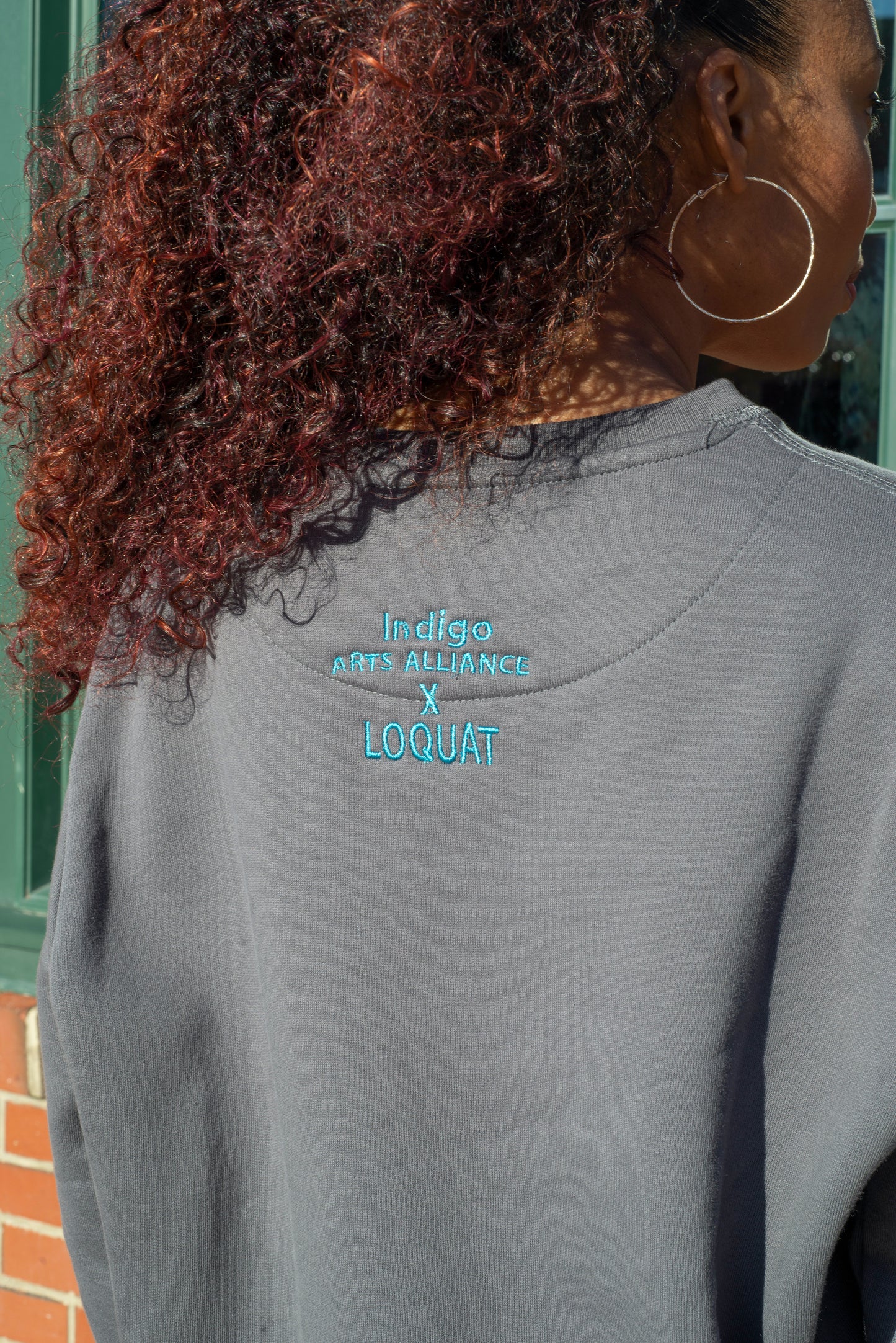 Indigo Arts Alliance X Loquat Pull Over - Charcoal