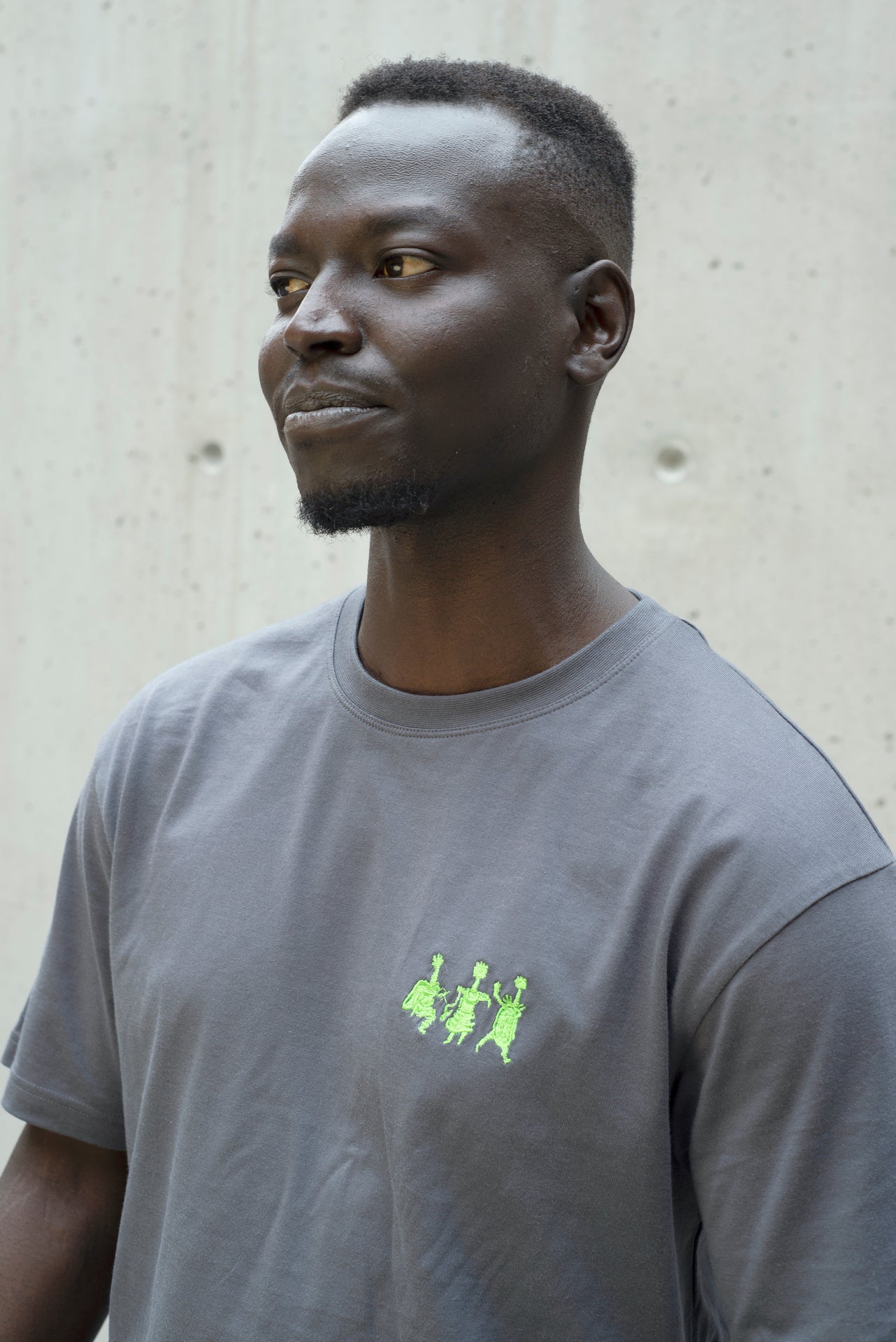 Loquat Organic Supima Cotton T-shirt - Charcoal