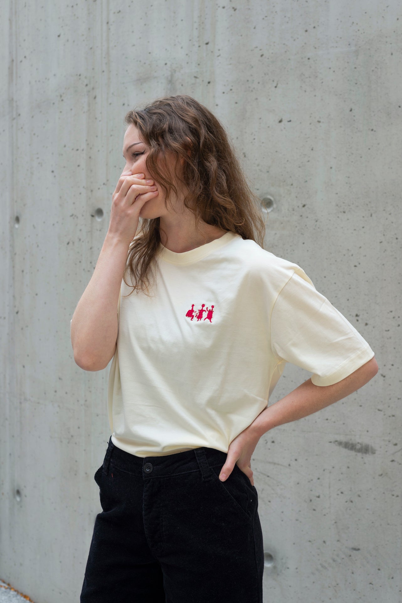 Loquat Organic Supima Cotton T-shirt - Cream