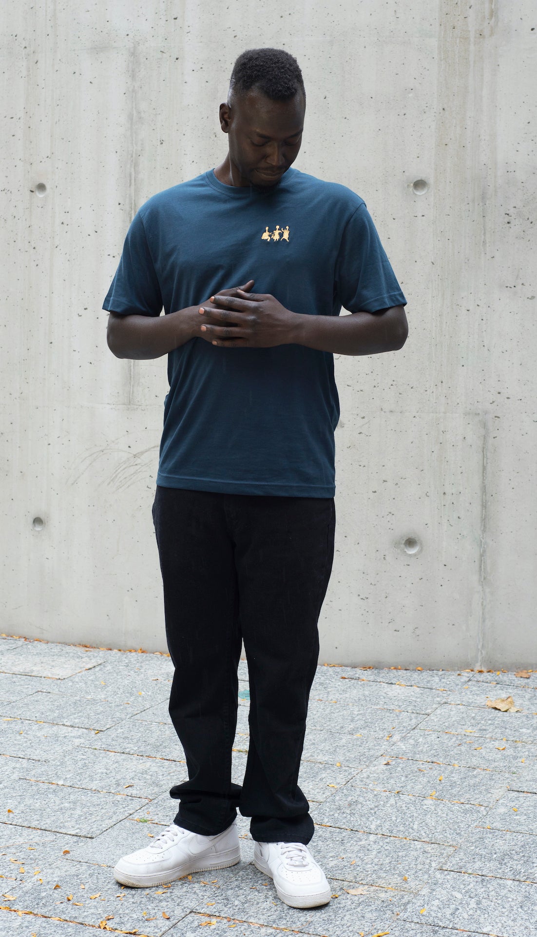 Loquat Organic Supima Cotton T-shirt - Navy