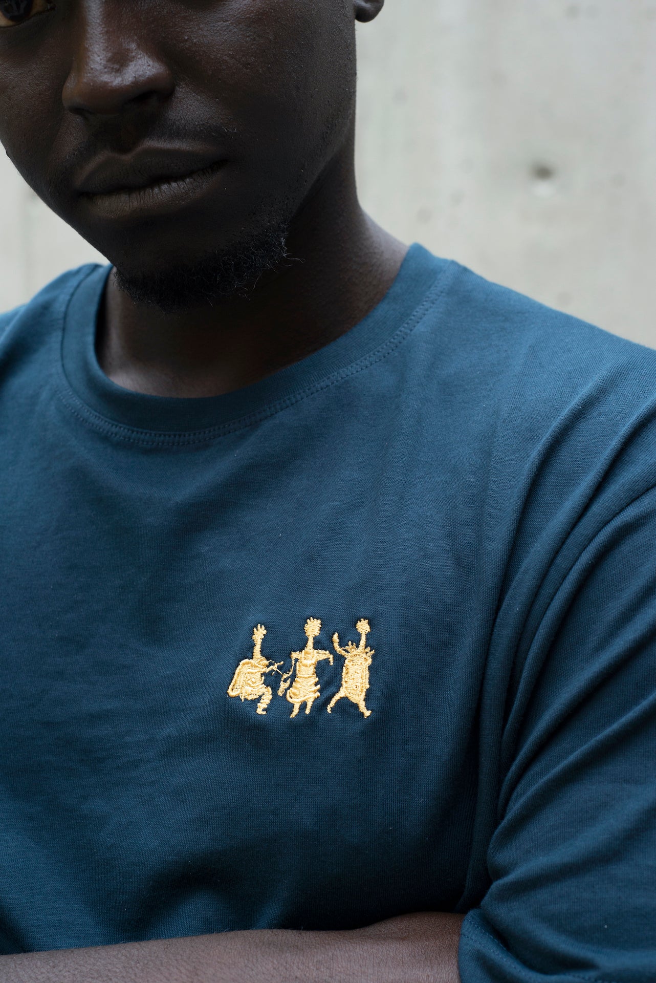 Loquat Organic Supima Cotton T-shirt - Navy