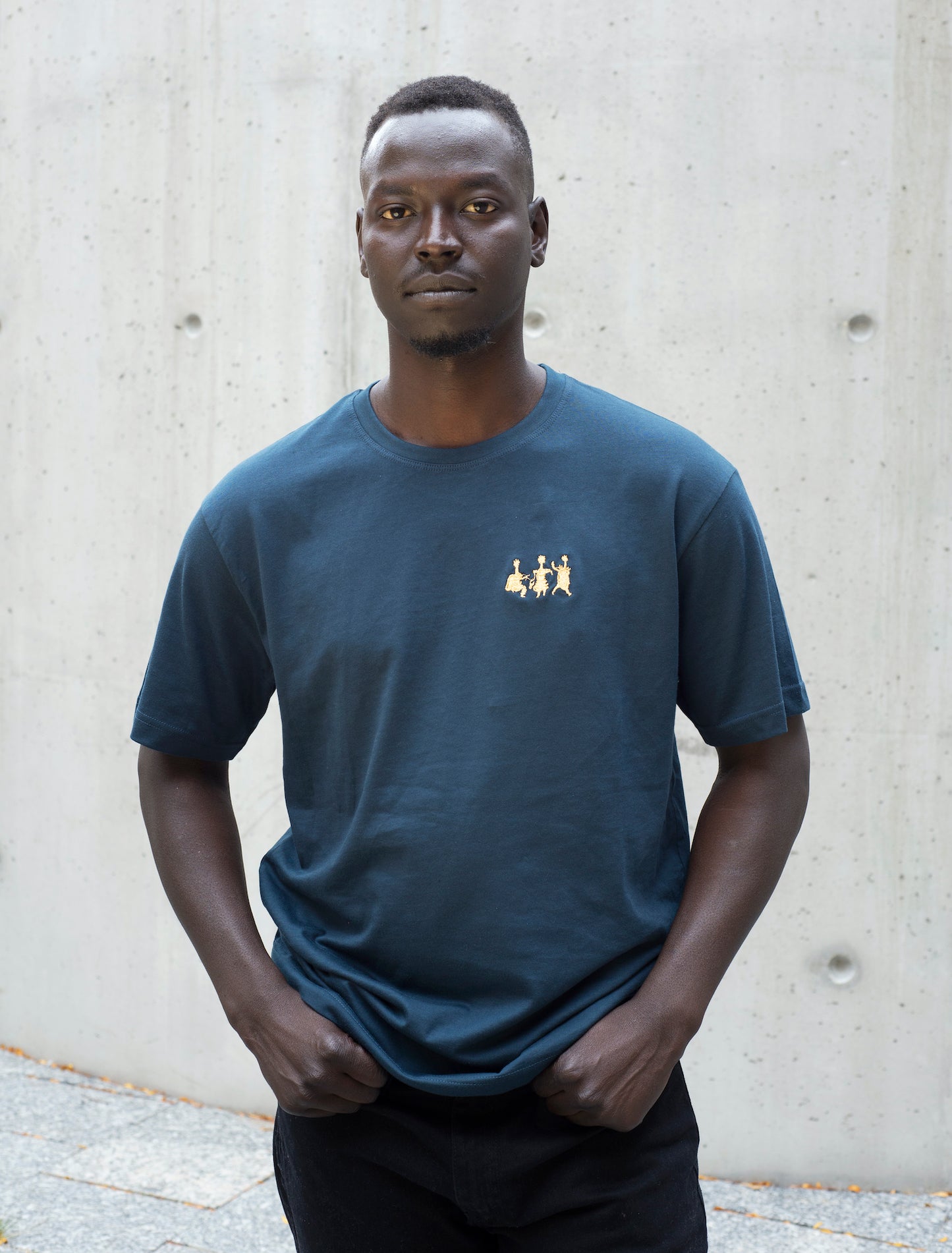 Loquat Organic Supima Cotton T-shirt - Navy
