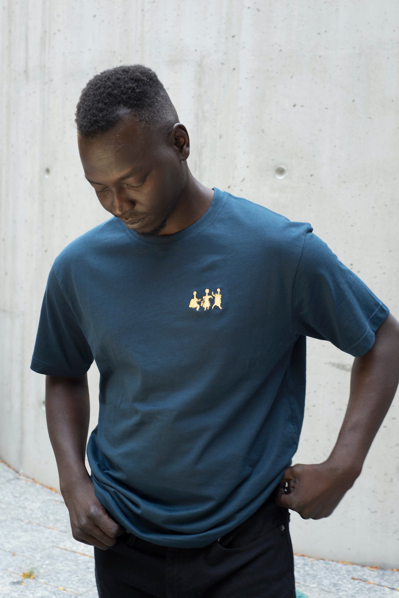 Loquat Organic Supima Cotton T-shirt - Navy