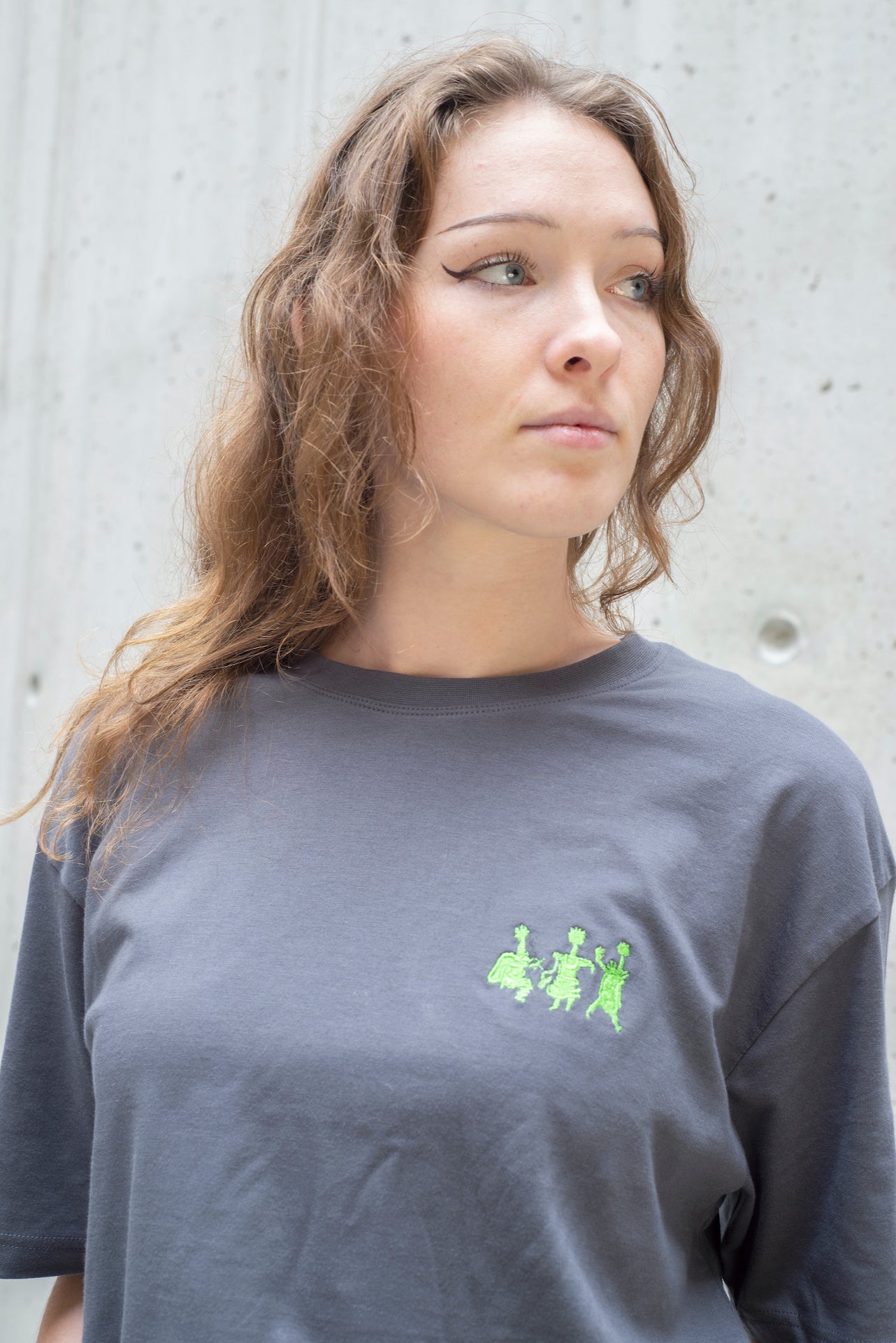 Loquat Organic Supima Cotton T-shirt - Charcoal