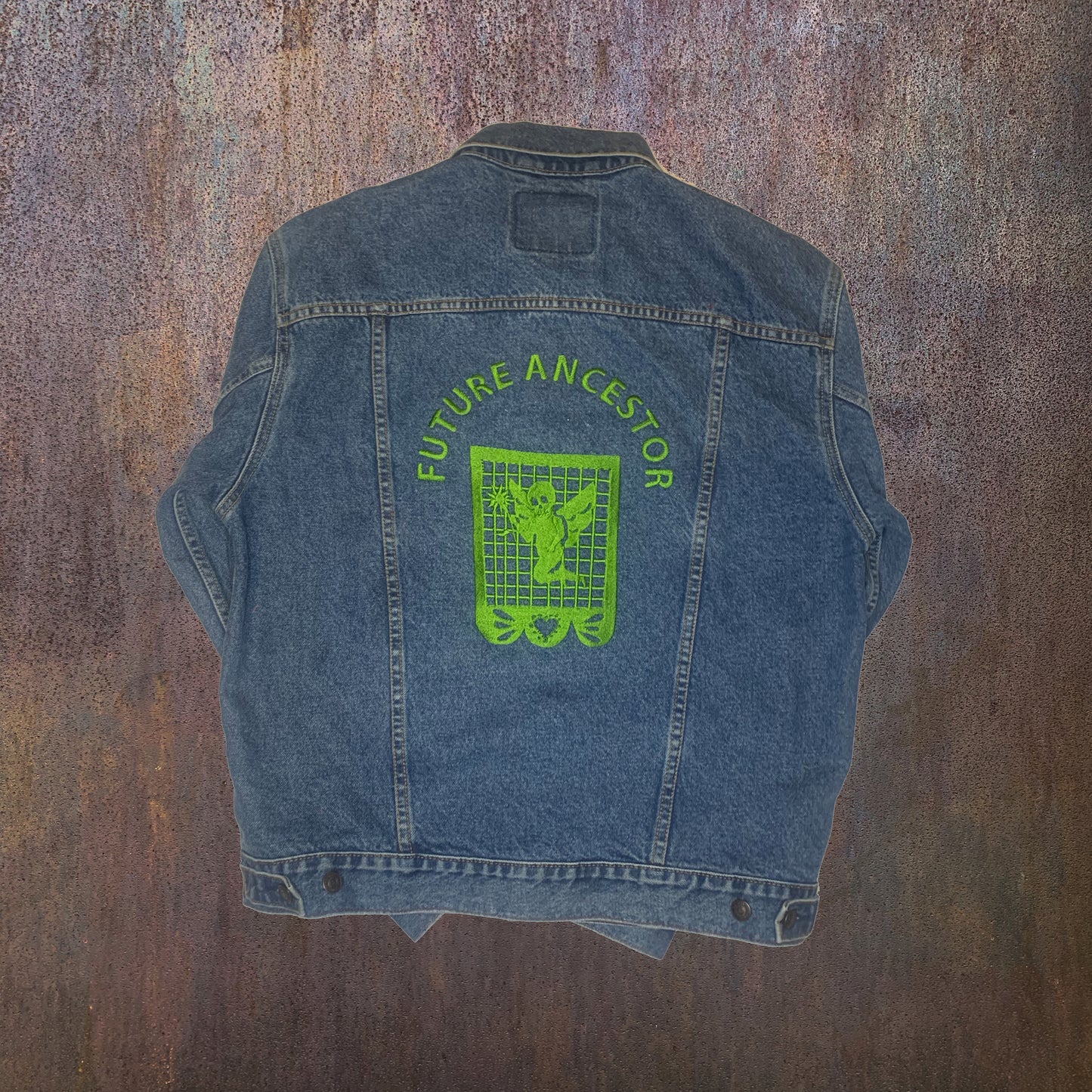 Dia de Los Muertos Denim Jacket - 3