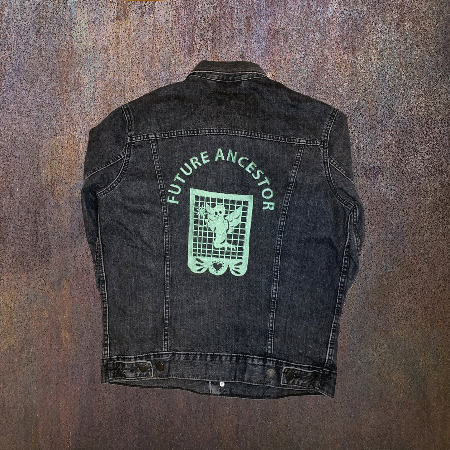 Dia de Los Muertos Denim Jacket - 6