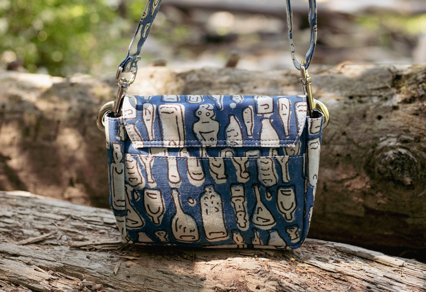 Sea Glass Mini Messenger Purse
