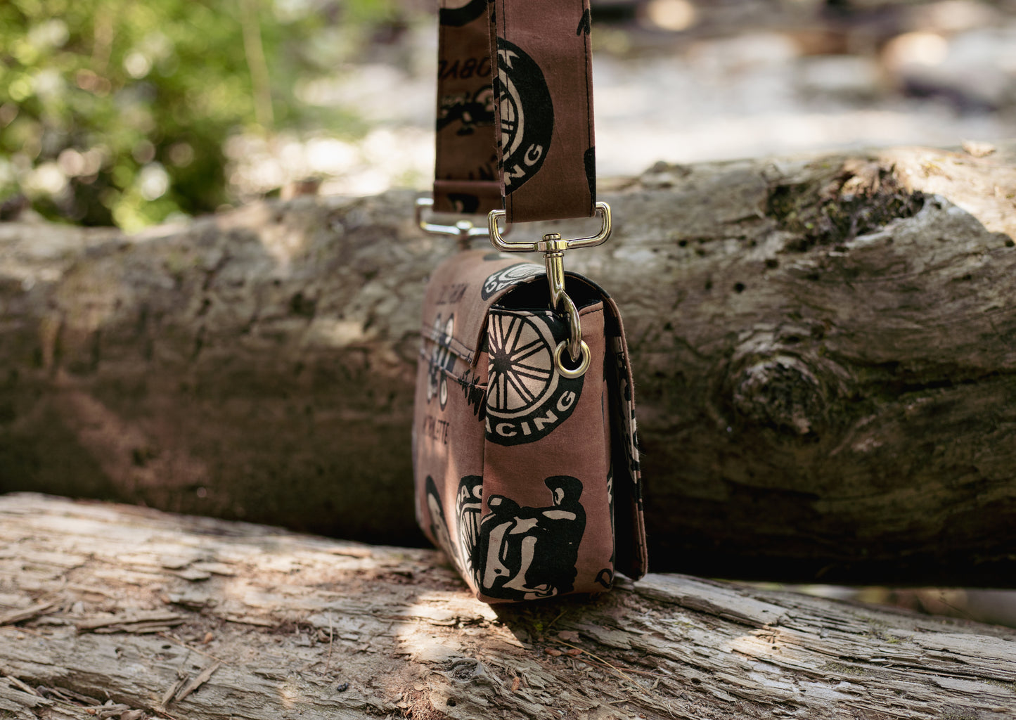 Mobylette Mini Messenger Purse