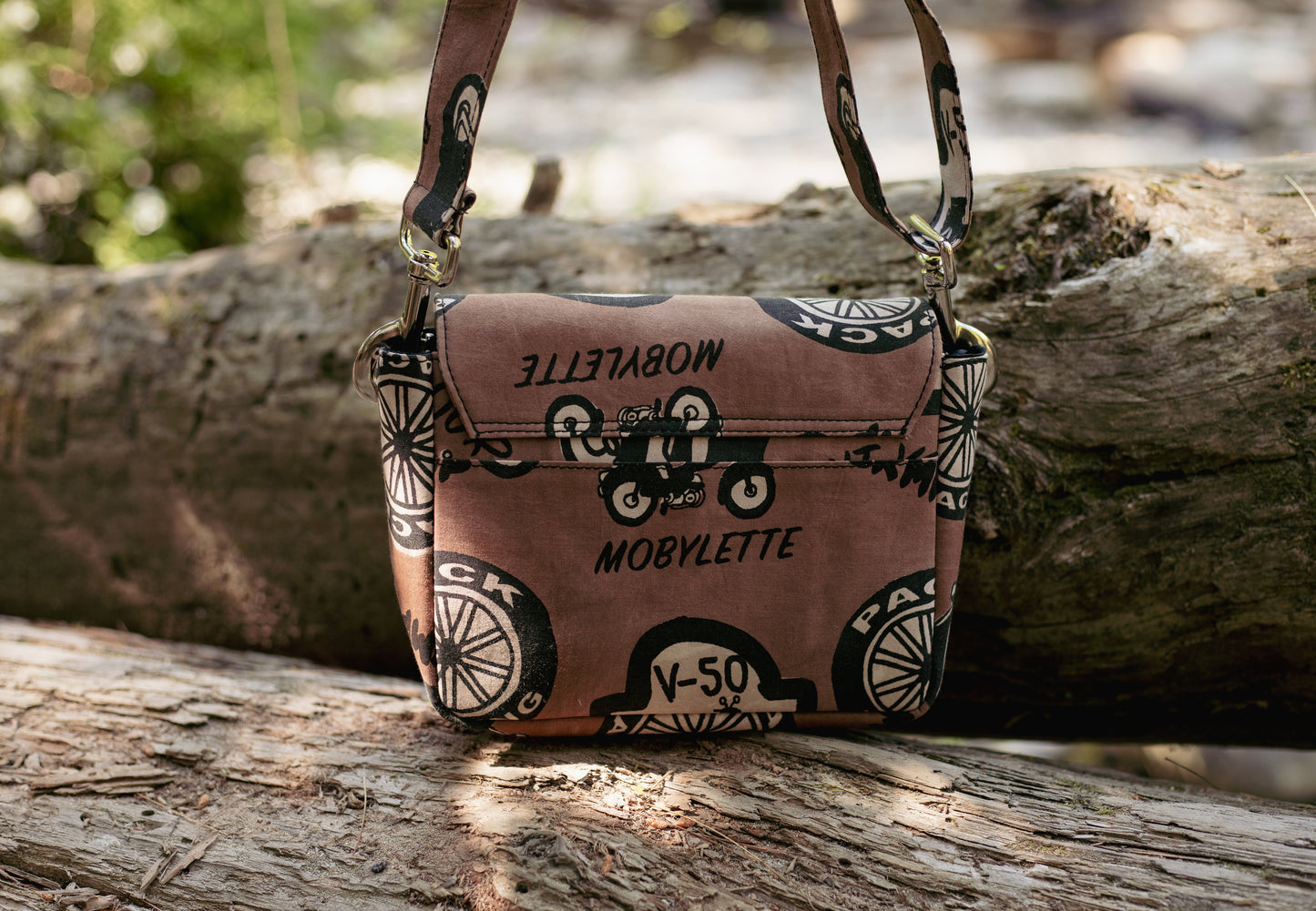 Mobylette Mini Messenger Purse