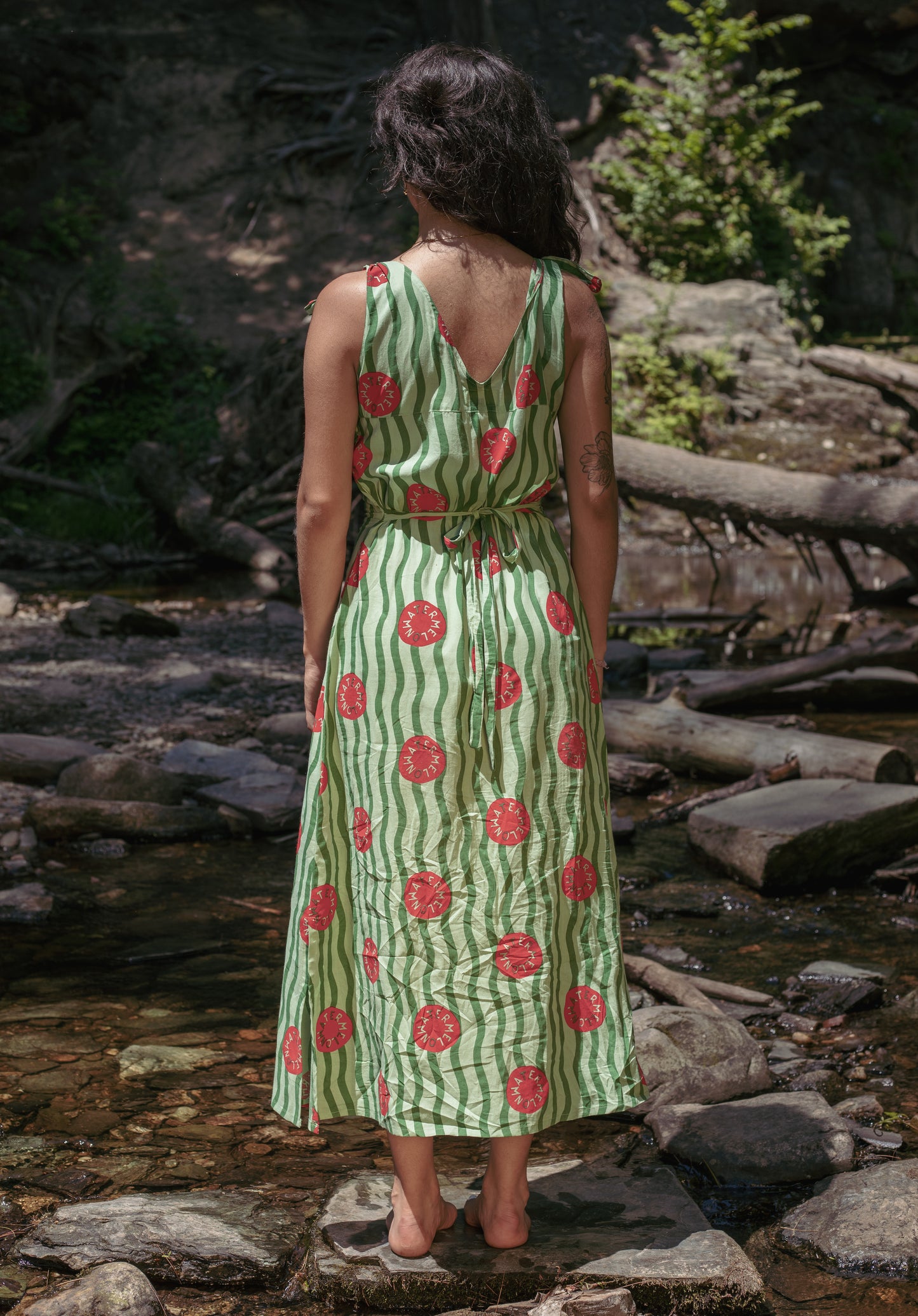Bowtie Dress - Watermelon