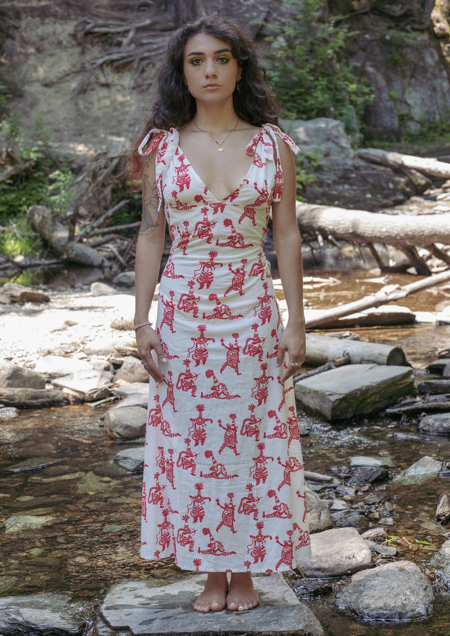 Bowtie Dress - Somerset Gombey