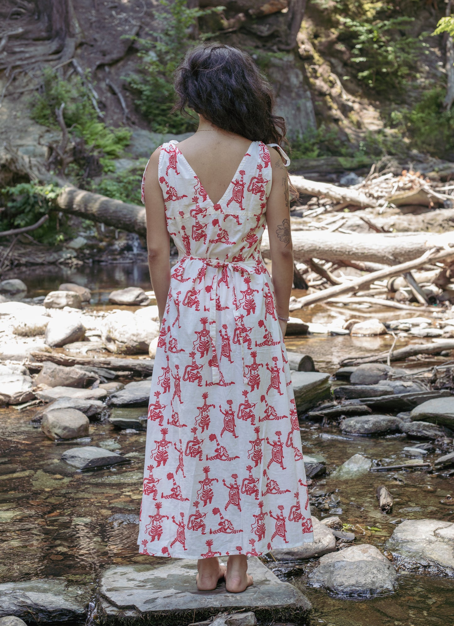 Bowtie Dress - Somerset Gombey