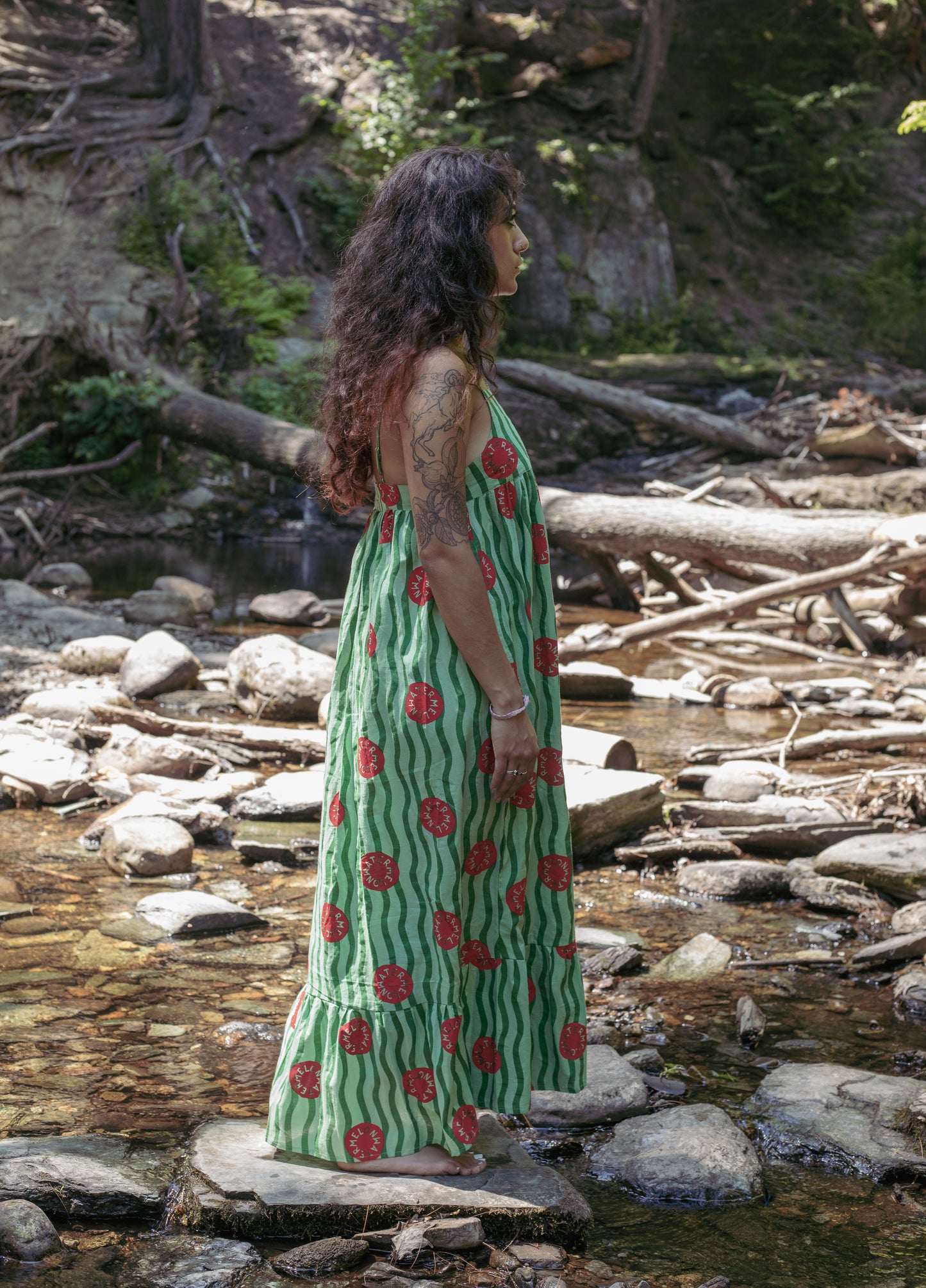 Tiered Dress - Watermelon