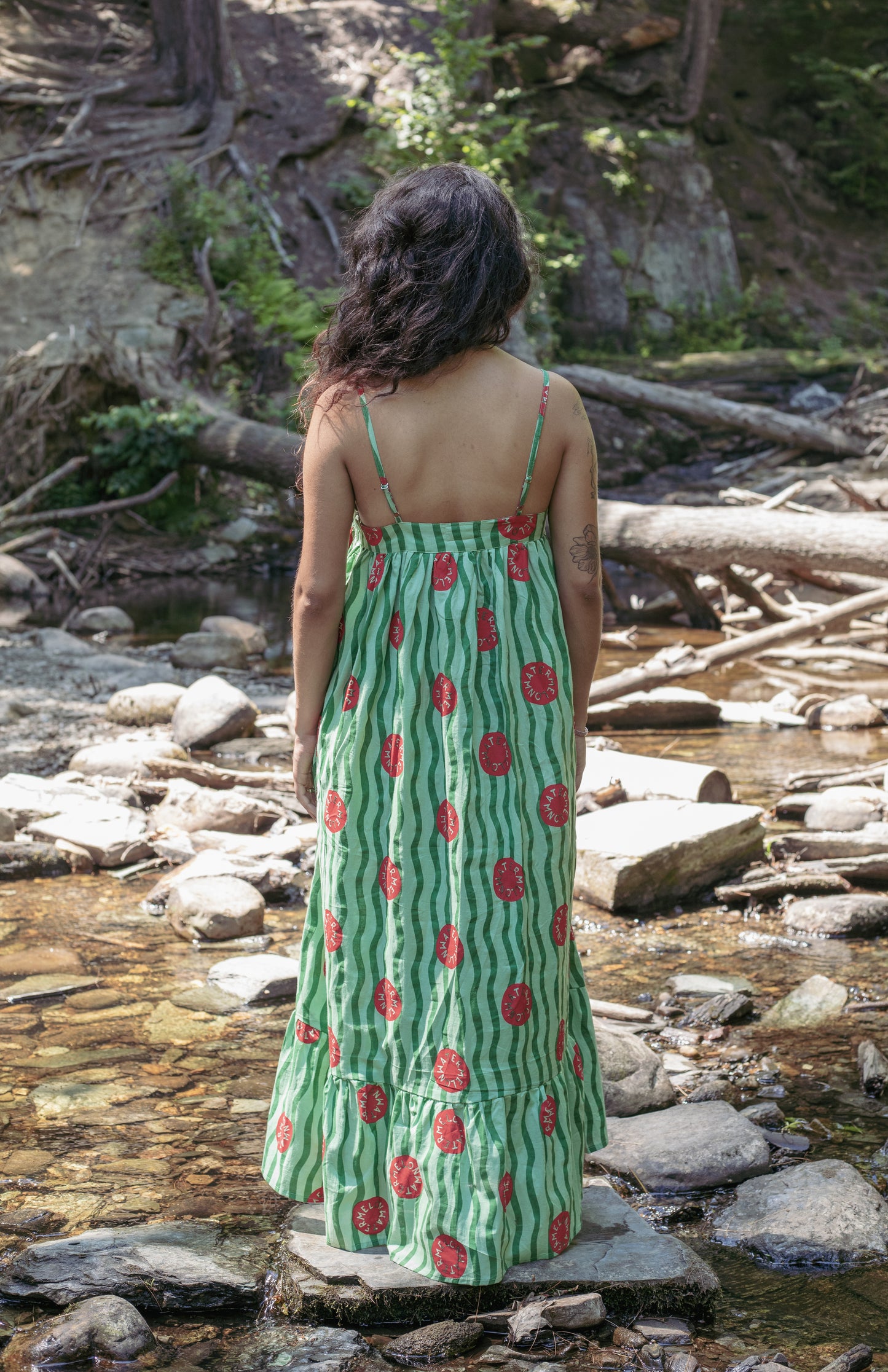 Tiered Dress - Watermelon