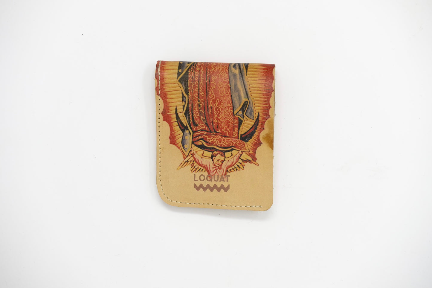 Upcycled Leather Wallet: 013