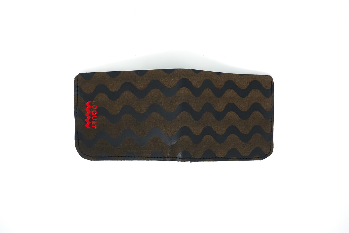 Upcycled Leather Wallet: 015