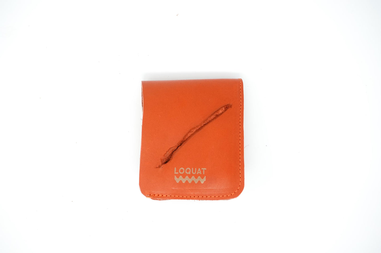Upcycled Leather Wallet: 019