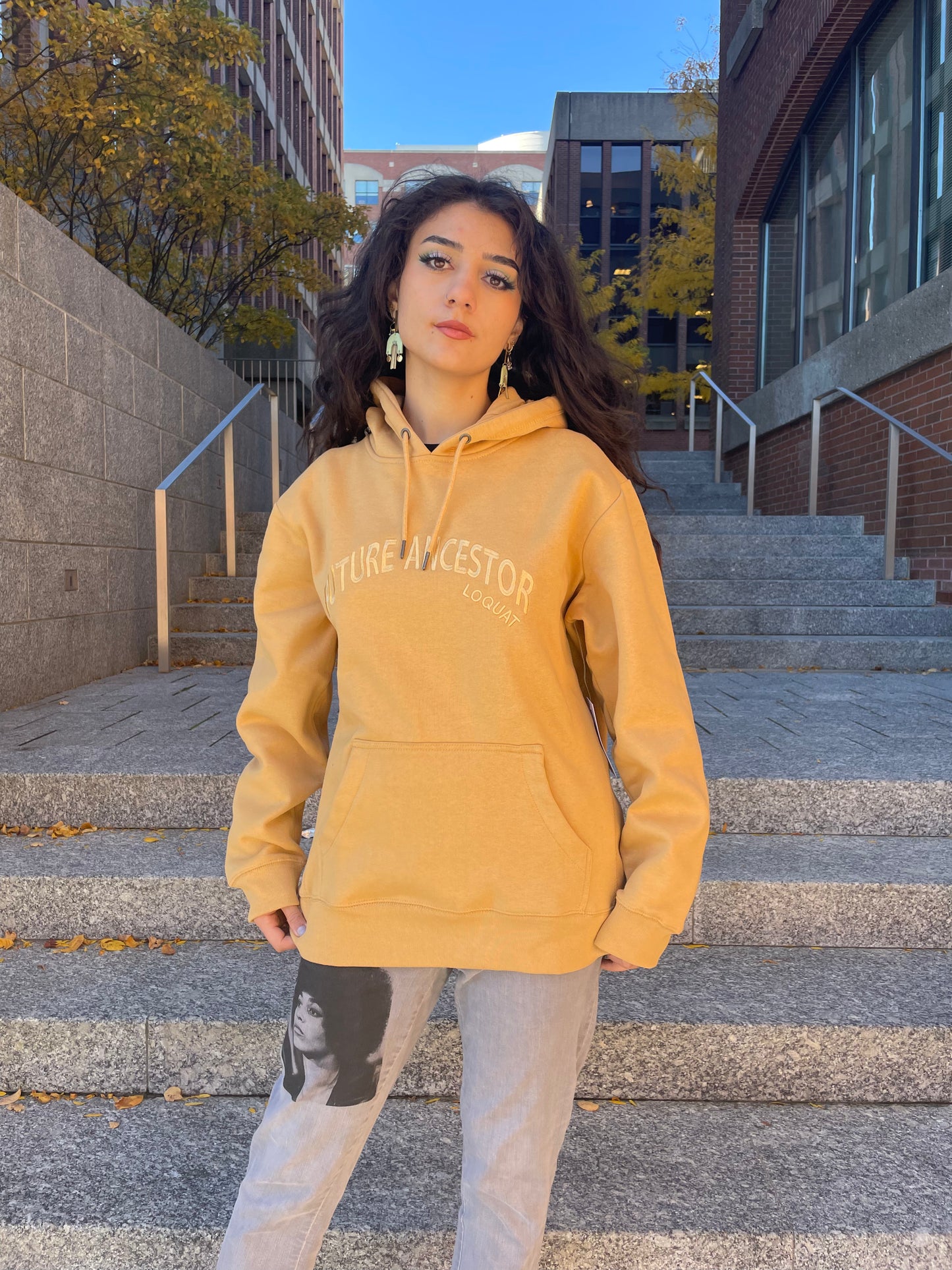 Toasted coconut Future Ancestor Hoodie