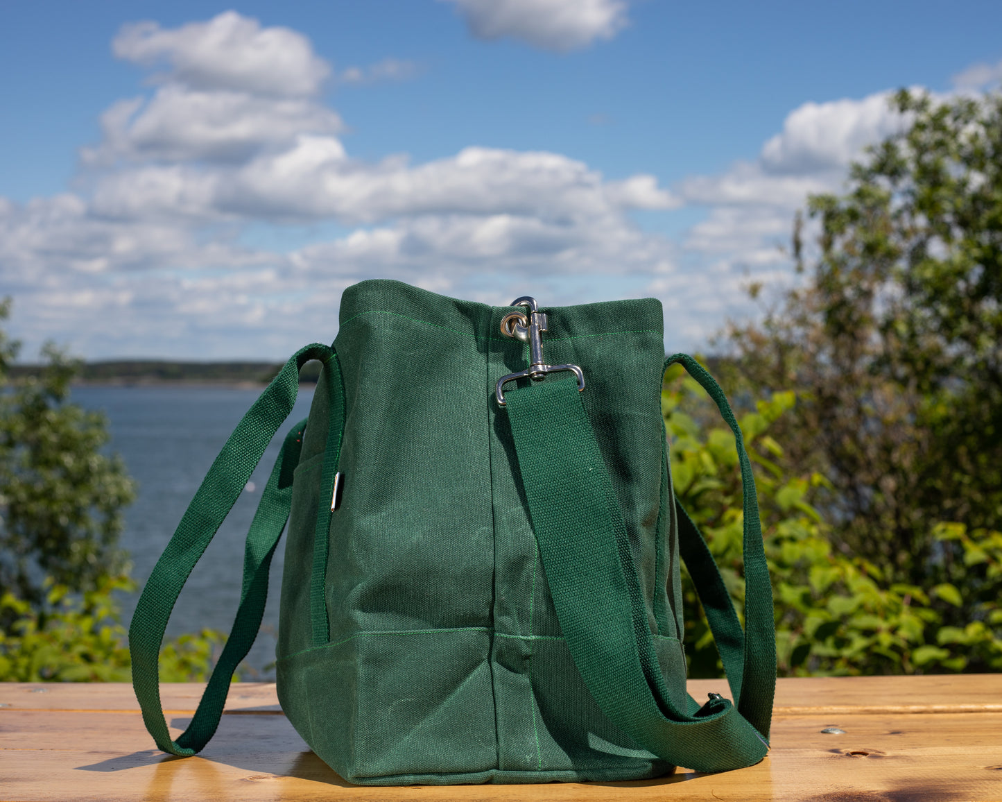 Bermuda Grass Waxed Market Tote