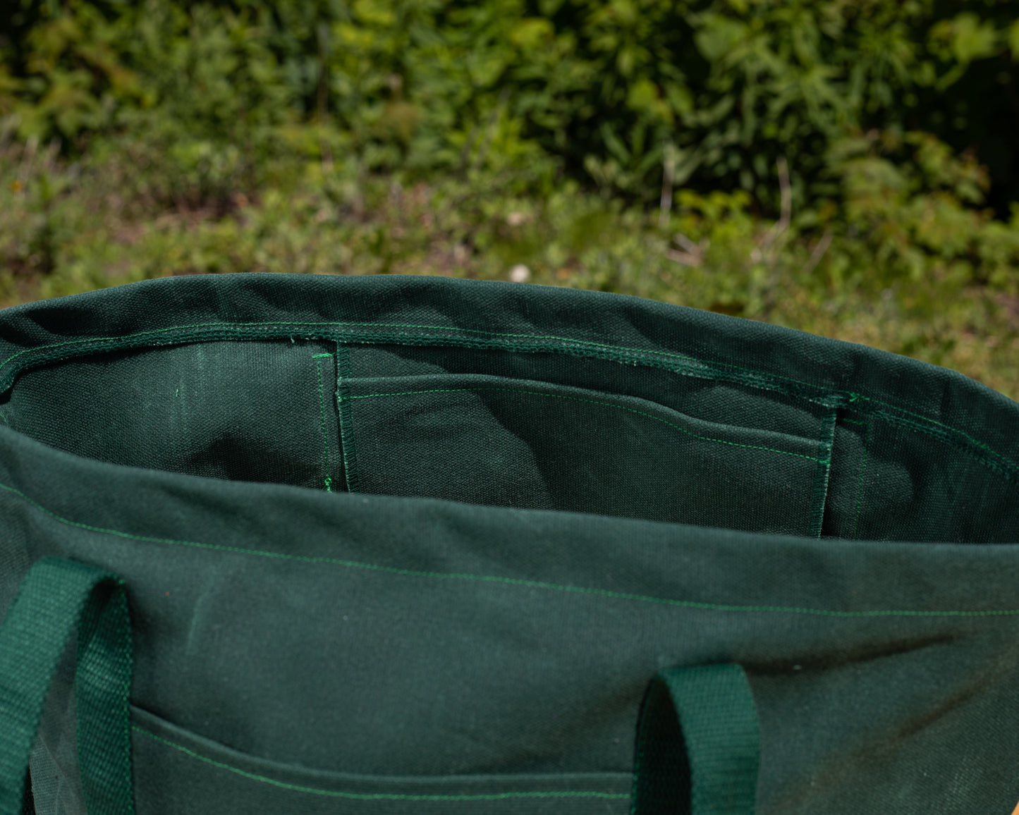 Bermuda Grass Waxed Market Tote
