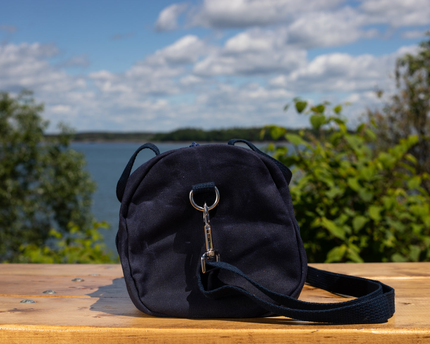 Deep Atlantic Waxed Town Bag