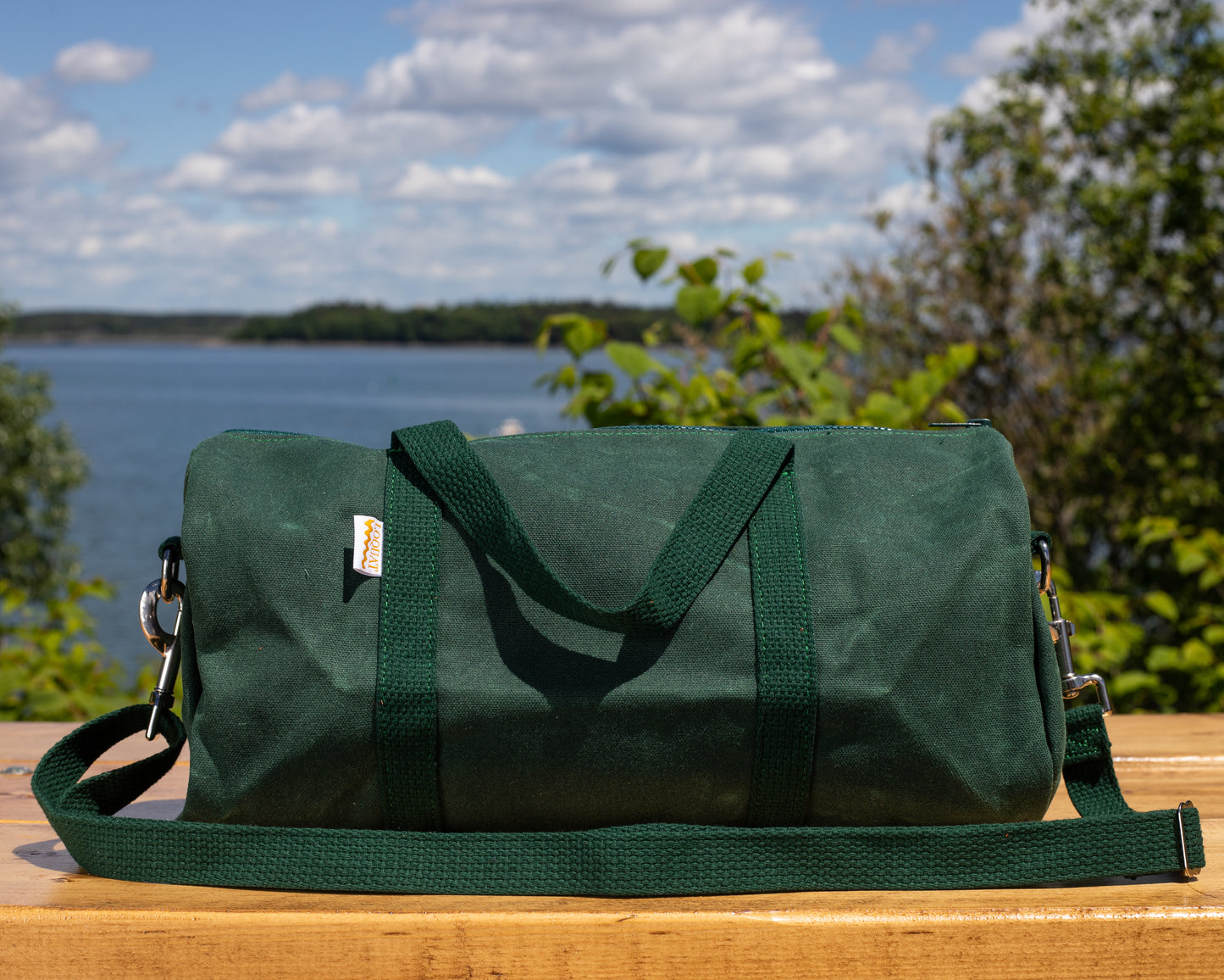 Bermuda Grass Waxed Town Bag