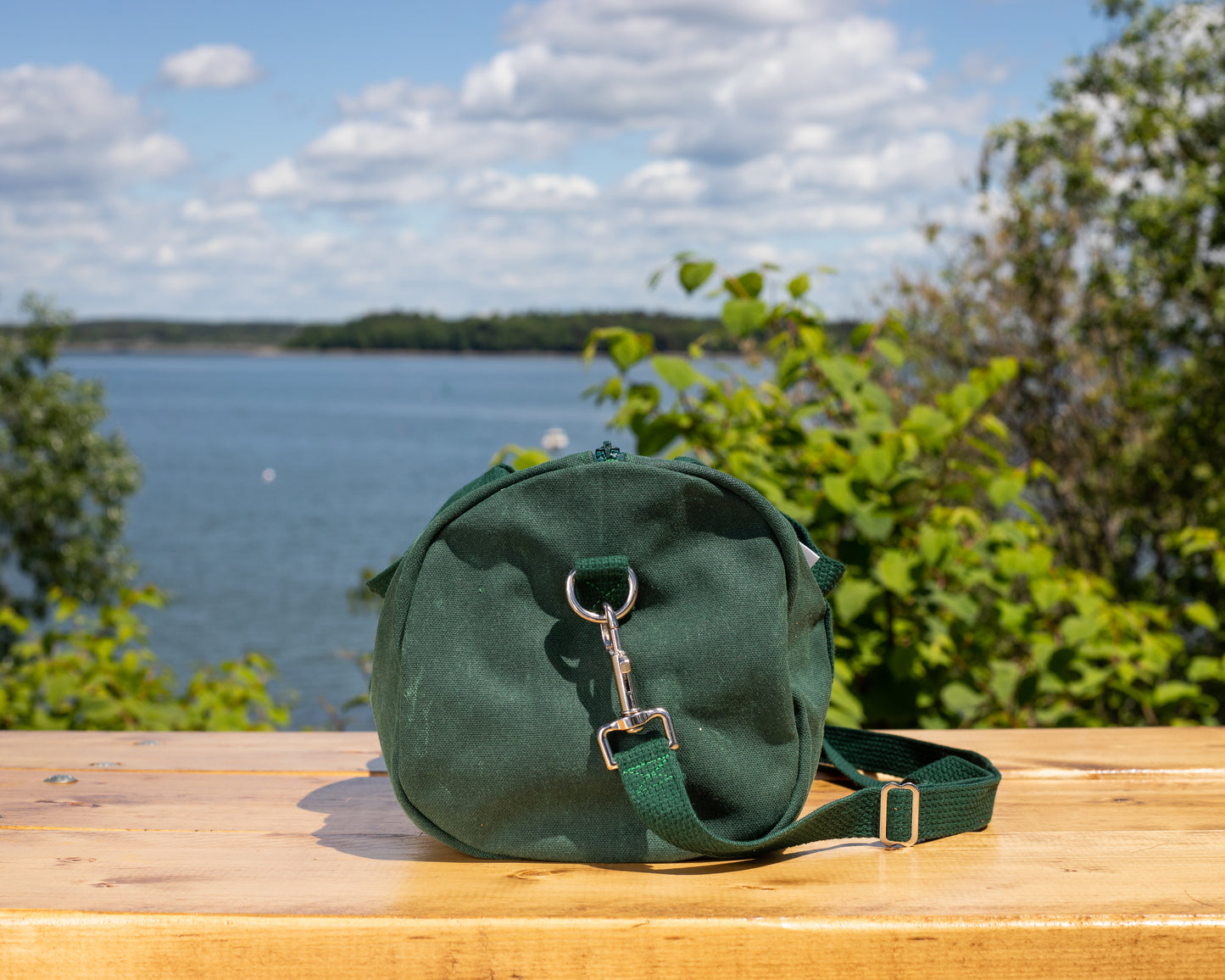 Bermuda Grass Waxed Town Bag