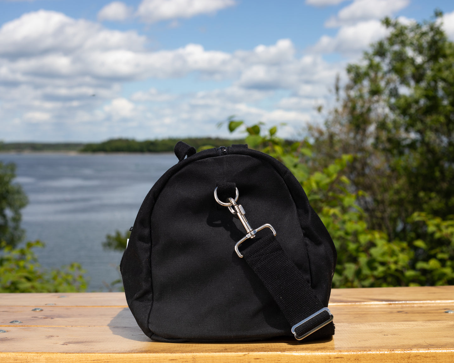 Black Rum Waxed Country Bag