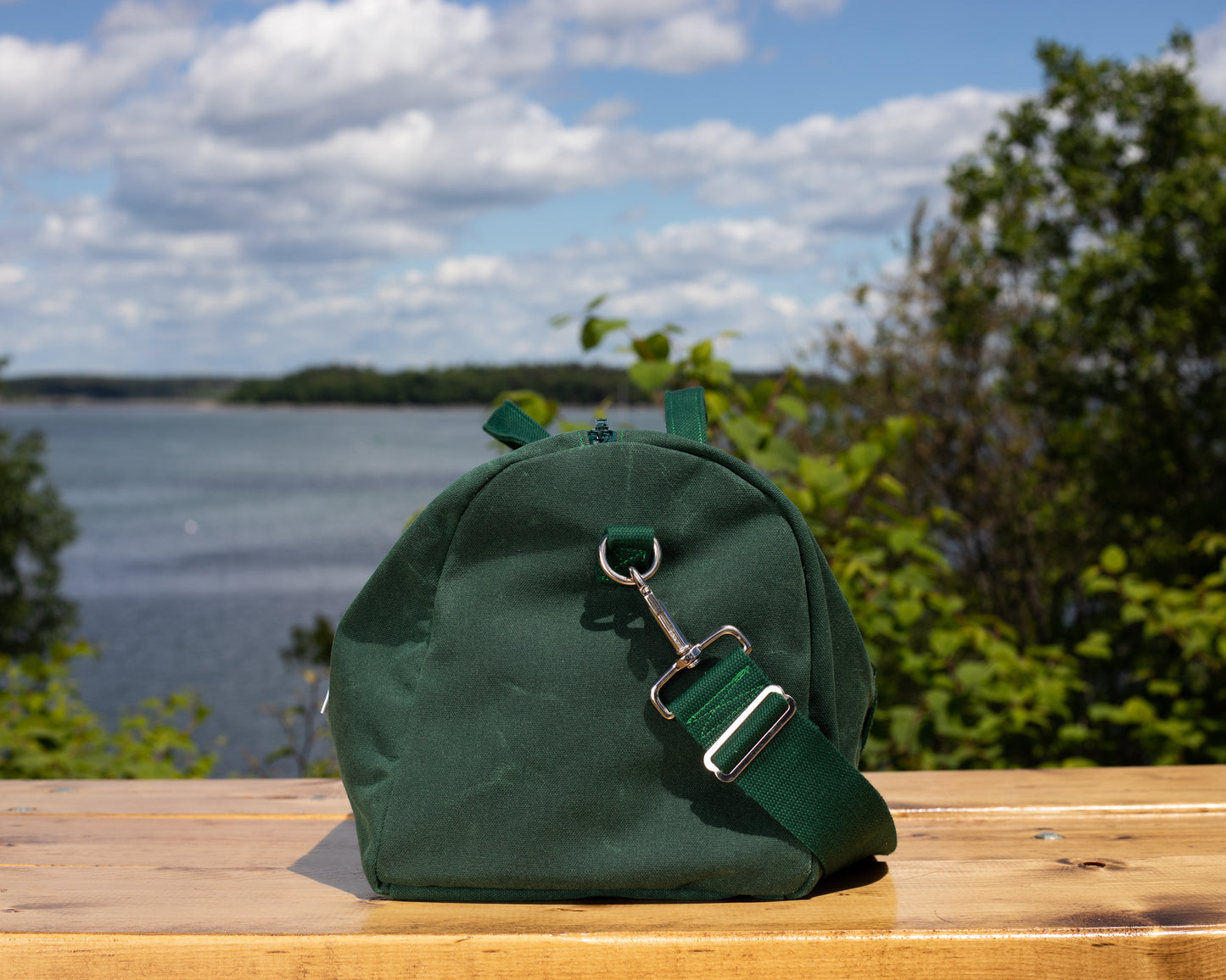 Bermuda Grass Waxed Country Bag