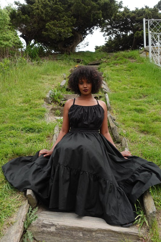 Black Full Skirt