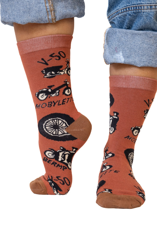 Cedar Mobylette Socks