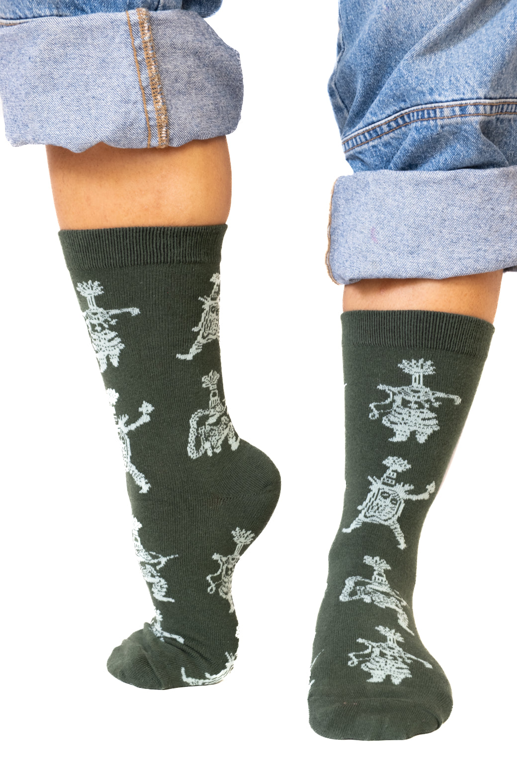 Bermuda Grass Gombey  Socks