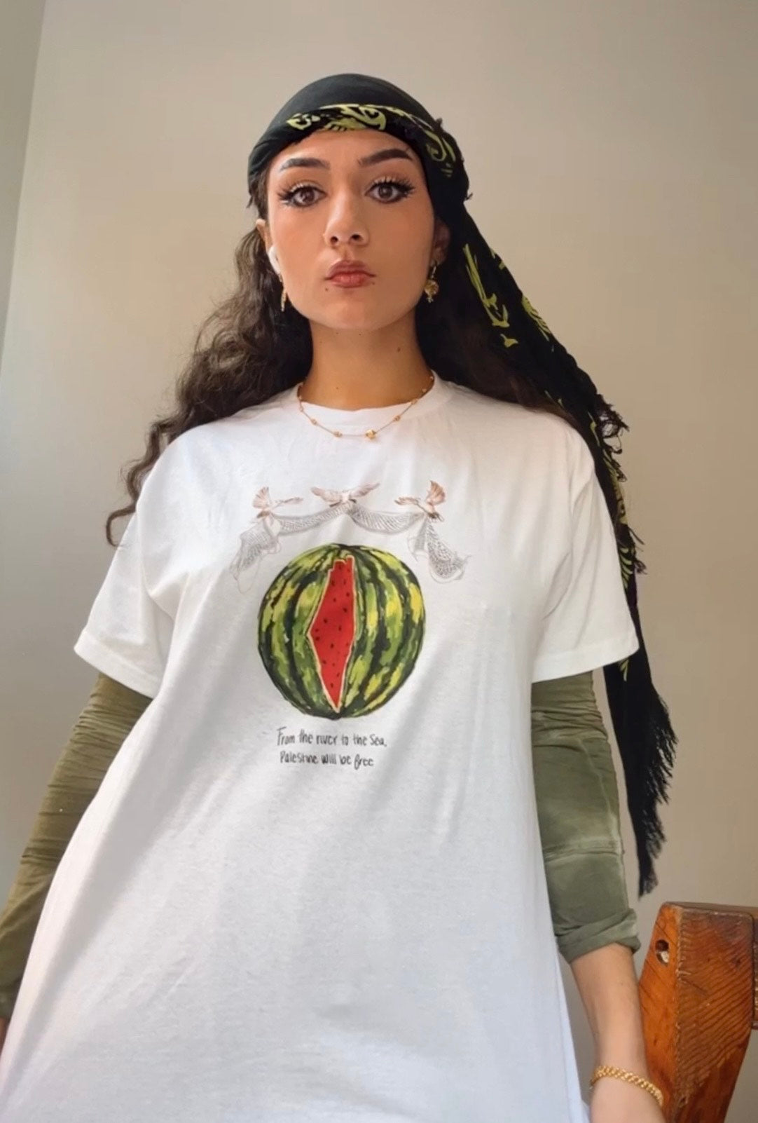 Palestine Shirt of the Week @jiwanasol.art