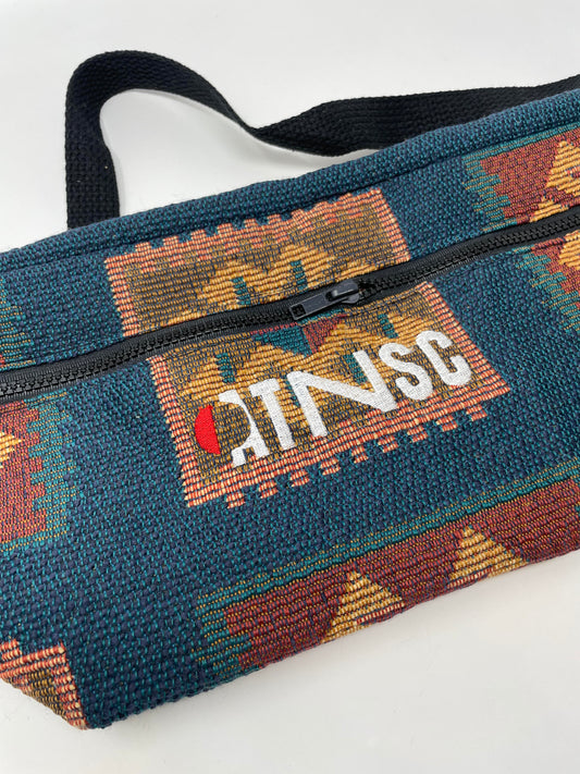 (NEW) ATNSC Artist Crossbody Bag (Blue Jacquard)
