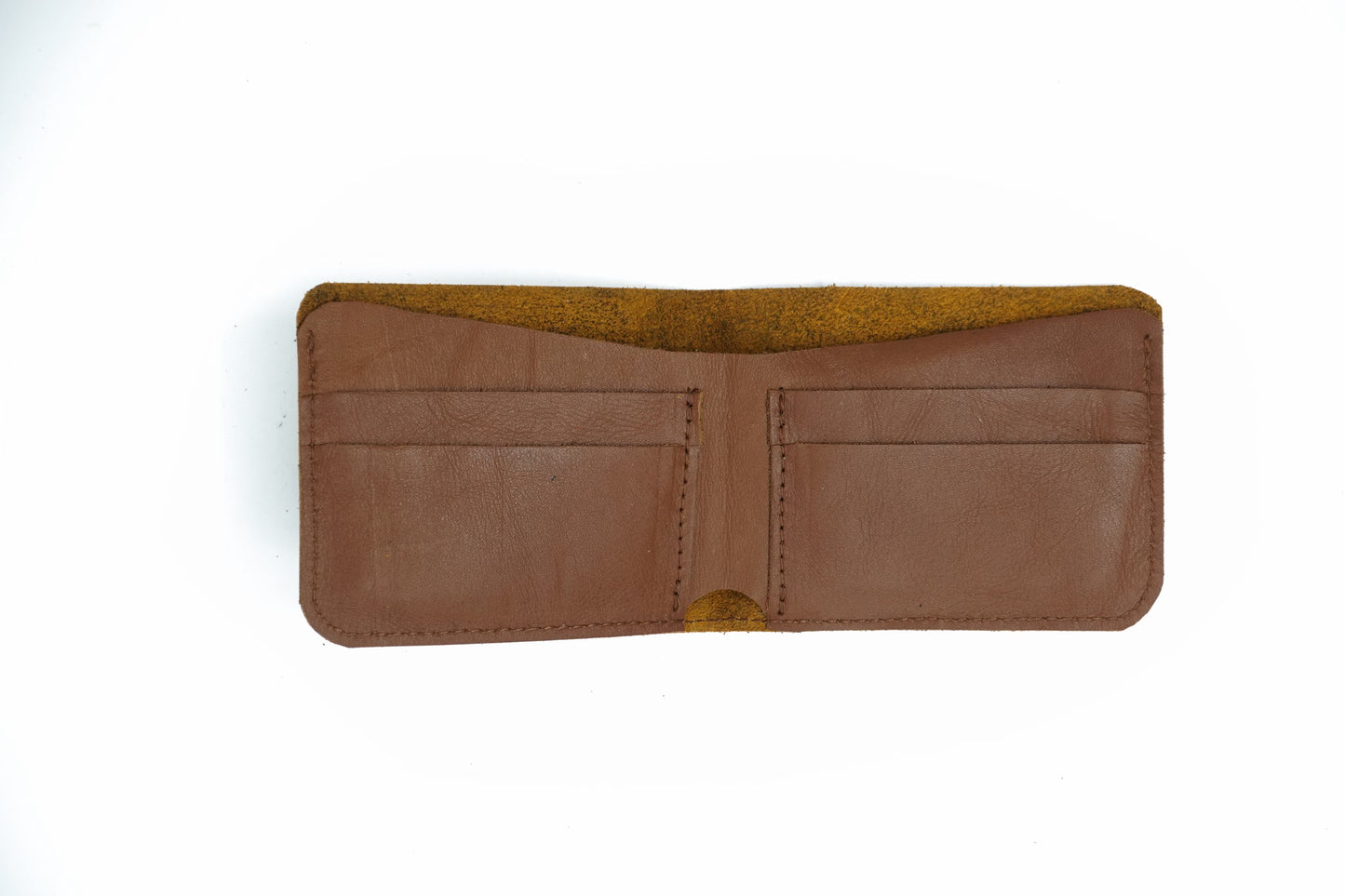 Upcycled Leather Wallet: 010