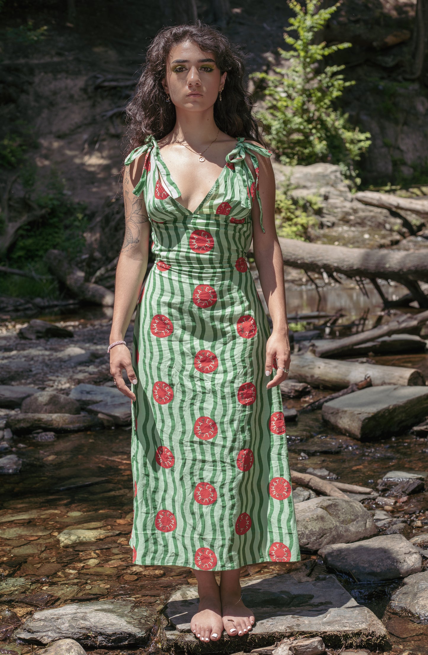 Bowtie Dress - Watermelon