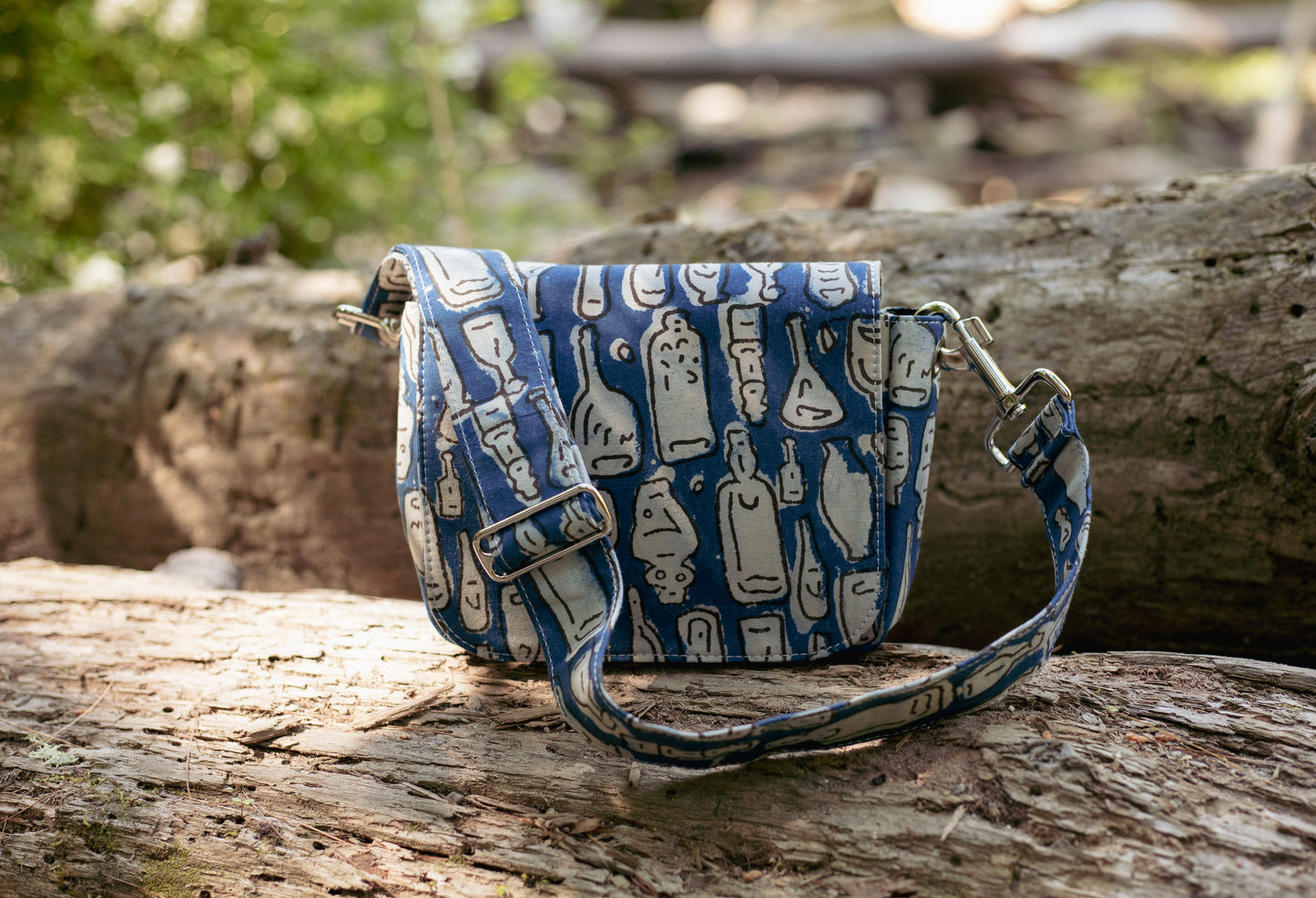 Sea Glass Mini Messenger Purse