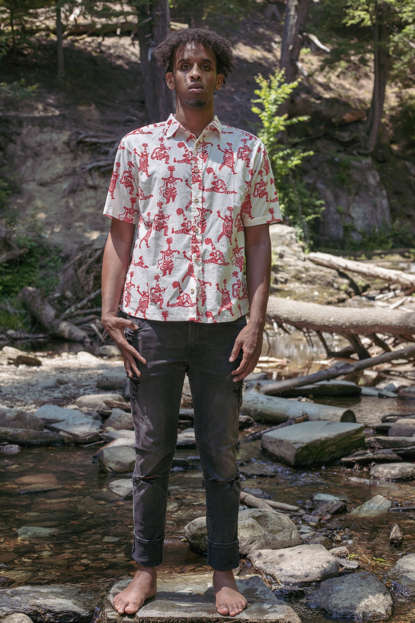 Short Sleeve Button Down - Somerset Gombey