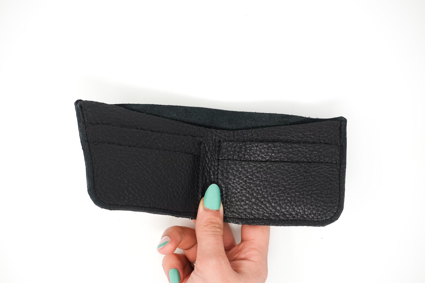 Upcycled Leather Wallet: 022